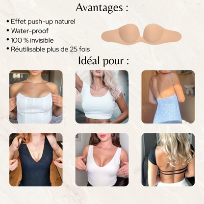 Soutien-gorge adhésif push-up sans bretelles™
