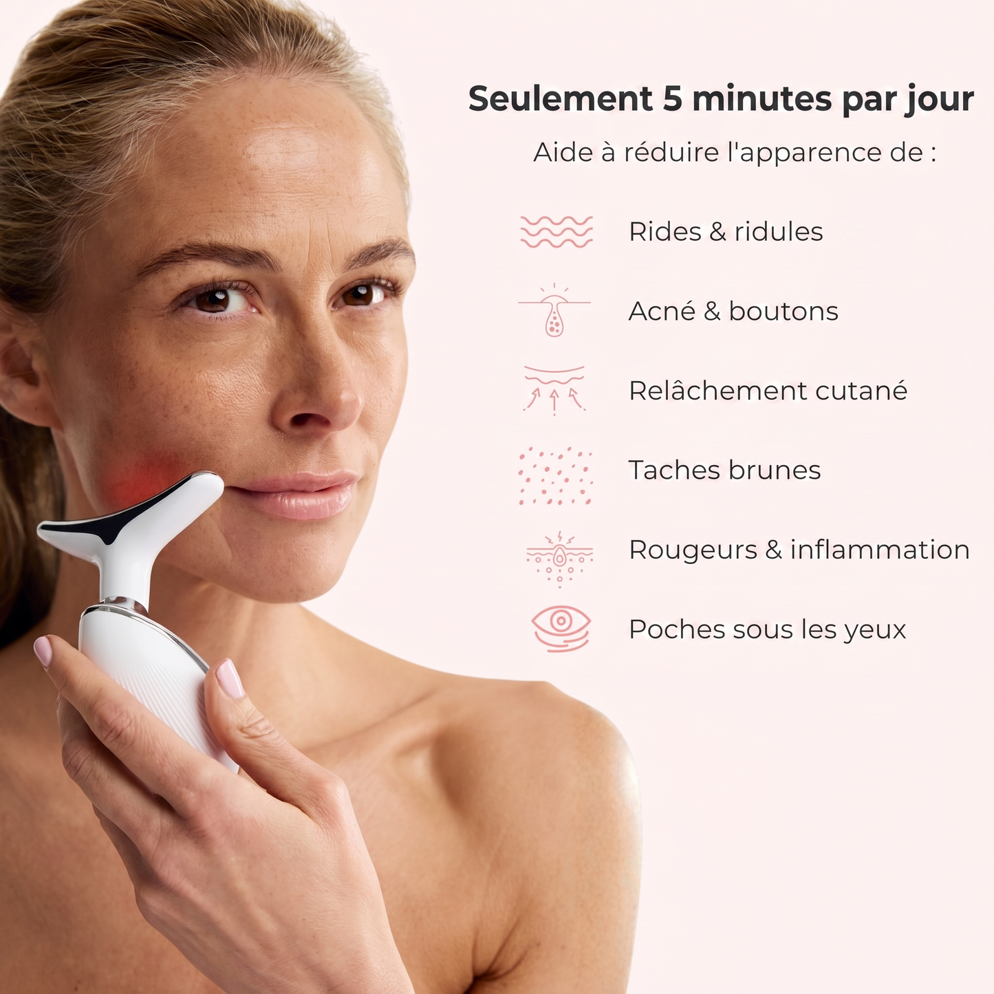 Sculpteur Facial LED 7-en-1 Dalyra