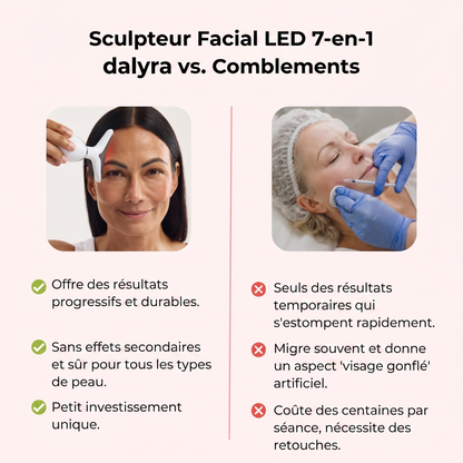Sculpteur Facial LED 7-en-1 Dalyra
