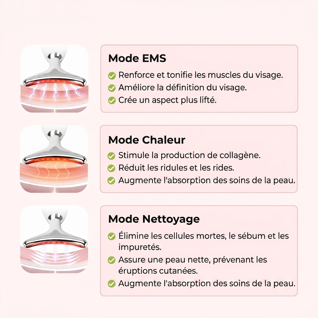 Sculpteur Facial LED 7-en-1 Dalyra
