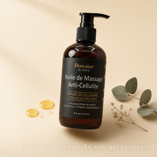Flowzlax By Dalyra - Huile de massage Anti-Cellulite